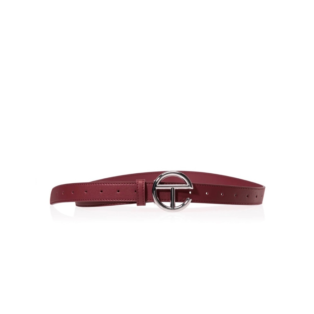 TELFAR OXBLOOD BELT